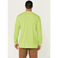 thumbnail image 4 of Hawx Men's Enhanced Visibility Long Sleeve Work T-Shirt Yellow XX-, 4 of 4