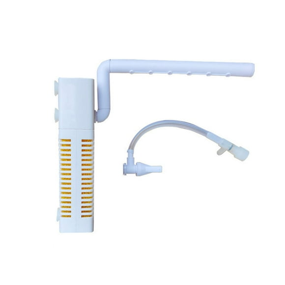 CSChome Fish Filter Aquarium Filter Pump - Adjustable Outlet Angle, Fish Tank Submersible Silent Air Oxygen Aerator, Low Noise High-Efficiency