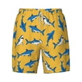 thumbnail image 5 of Rocae Shark Print for Men's Swim Trunks Quick Dry With Two Side Pockets and One Lined Patch PocketMedium, 5 of 9