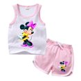 thumbnail image 1 of Summer Kids Girls Boys Clothings Minnie Mickey Mouse 100%Cotton Baby Sports Sets Boy Girl Tee+ Shorts Clothes Set Toddler Suits6T Gao Jinjia LED, 1 of 2