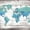 Aged World Map XXX, variant on Elephant Stock White Paint Grunge World Map Wall Art - Horizontal Multi Panel Canvas - Living Room Wall Decor - Map Multi Panel - Black And Gray Decor - 33" x 20"