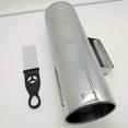 thumbnail image 2 of fastboy Silver Stainless Steel Percussion Guiro Instrument Anti-slip Widely Applicable Human Body type 3, 2 of 6