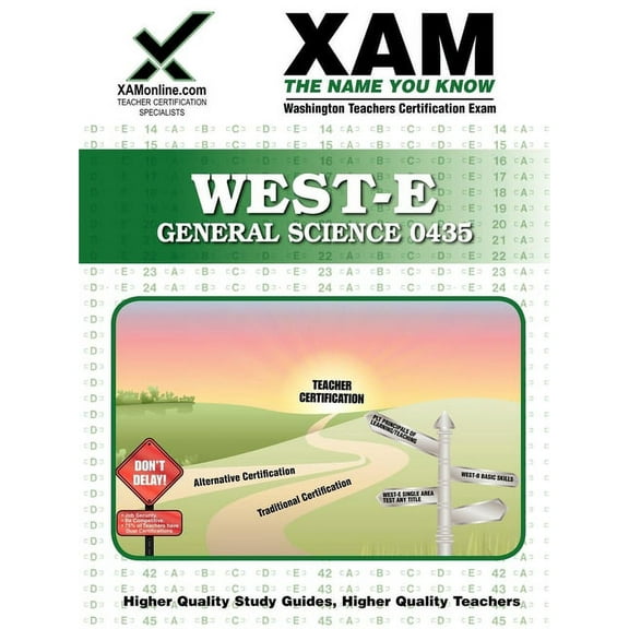 Xam West-E/Praxis II: West-E General Science 0435 Teacher Certification Test Prep Study Guide (Paperback)