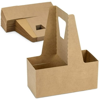 Kraft Paper Altalena Drink Carrier - 11 3/4 x 7 3/4 x 9 1/2