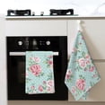 thumbnail image 4 of Sikiie Vintage Floral Waffle Weave Kitchen Dish Cloth,Super Absorbent Kitchen Dish Towels 16*26 Inches for Dish Rags Washing Dishes, Drying Dishes, 4 of 7