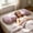 Purple-PP-clearacne, variant on tumgatte Summer Cooling Ice Silk Long Body Pillow 39.4 Inch for Side Sleepers Leg Pillow Ergonomic Bolster Cushion for Adults Bed Support