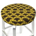 thumbnail image 3 of Haiem Sunflowers 3 Cushion Round Bar Chair Seat Cover Bar Chair Cushion Covers Elastic Washable Bar Chair Cover,Protects from Scratches and Stains-12 inch, 3 of 7