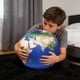 thumbnail image 4 of Juguete de peluche de almohada del sistema solar para planeta redondo • Diseño Tierra-Sol y Luna • Cojín decorativo suave • Modelo educativo de aprendizaje espacial • 1 pieza, 4 of 5
