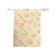 thumbnail image 2 of Bolsa de pan reutilizable con cremallera de cera de abeja | Almacenamiento de Alimentos Frescos de Doble Capa | Grandes 33x43cm | Hebilla segura | Naranja/Blanco grisáceo duradero | Para pan, fruta, 2 of 6