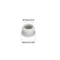 thumbnail image 2 of 4Pcs Snap Rubber Grommet Hole Plug Mount Dia 19mm ID 15mm H 14mm Seal Anti-Scratch Cable Pipe Grey, 2 of 5