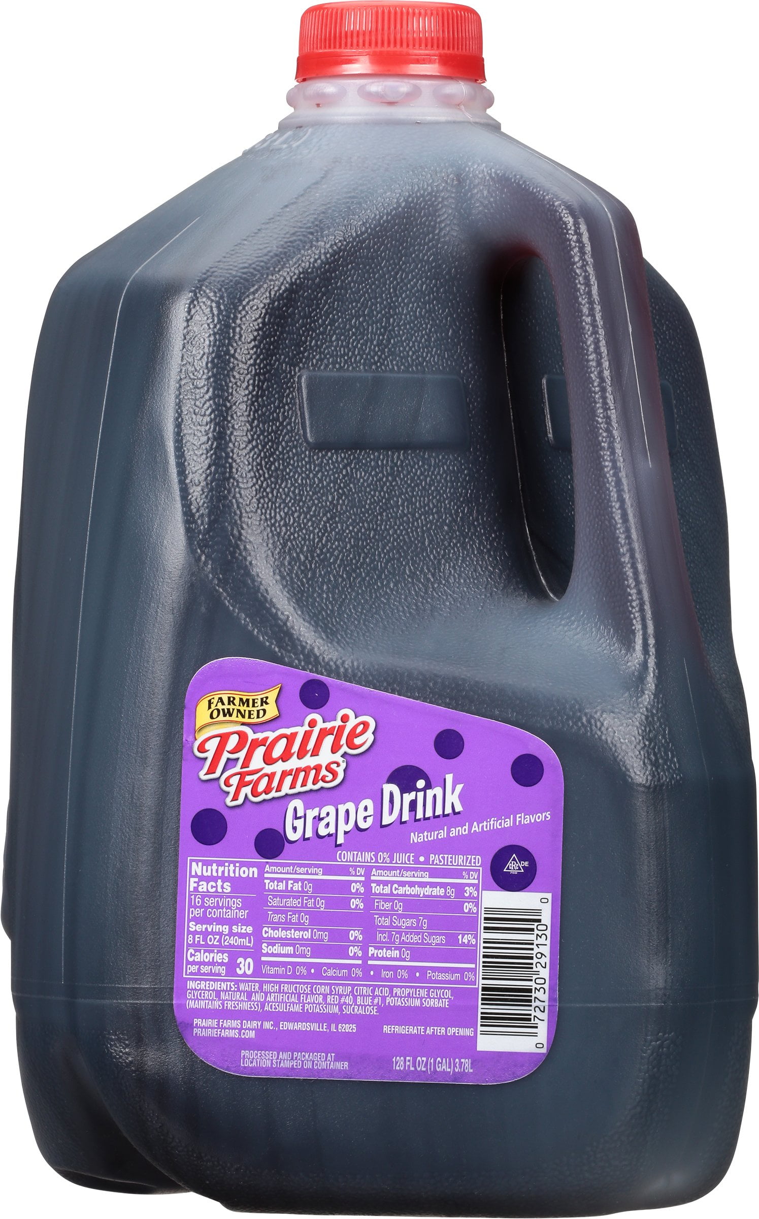 Prairie Farms Grape Drink, 1 Gallon