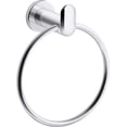 thumbnail image 1 of Kohler K-97898-CP Kumin Towel Ring, Polished Chrome, 1 of 2