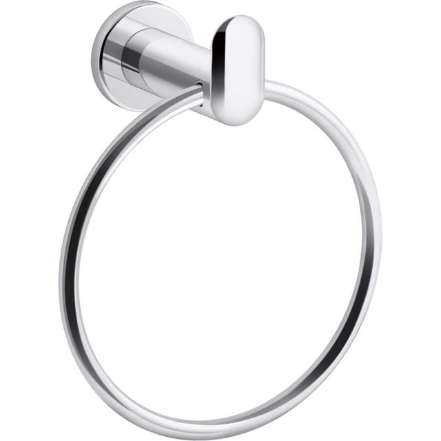 Kohler K-97898-CP Kumin Towel Ring, Polished Chrome