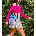 thumbnail image 4 of Violet Mist Neoprene Lunch Bags with Adjustable Shoulder Strap Large Insulated Lunch Totes Thermal Lunch Box Lunch Handbag Extra Pockets Waterproof Reusable Bento Bag Zipper for Work Picnic Travel, 4 of 4