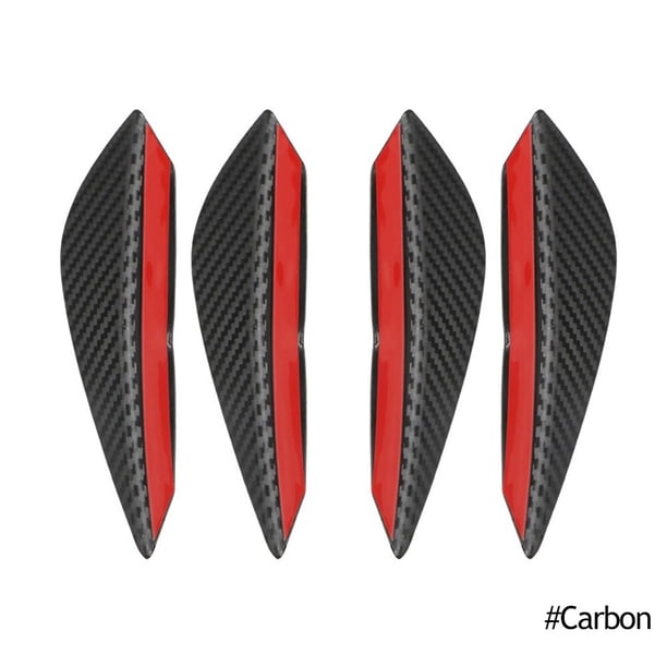 Parachoques delantero universal para coche, difusor divisor de aletas, Alerón, Valence, Barbilla, decoración, 4/6 piezas