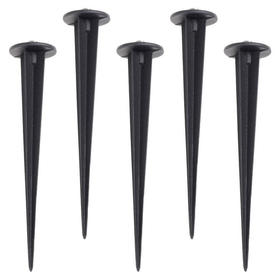 5 Pcs LED Exterior Solar Light Lawn Lamp Socket Landscape Spike
