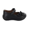 thumbnail image 2 of Zapato Escolar Coqueta para niña en piel negro Castor con moño decorativo, 2 of 4