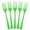 Lime Green, variant on Exquisite Plastic Heavy-Duty Disposable Forks, Orange Halloween Solid Print, 100 Count, 2 Pack