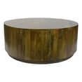 thumbnail image 2 of Carolina Classics Tamia 42" Round Wood Coffee Table in Elm Brown, 2 of 4