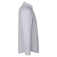 thumbnail image 6 of Devon & Jones DG537 Men's CrownLux Performance Microstripe Dress Shirt-Graphite/ White-L, 6 of 6