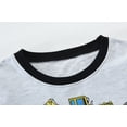 thumbnail image 4 of DDSOL Toddler Pajamas Boy Excavator Pjs Short Sleeves 2-Pieces Sleepwear Sets Cotton Gray 3T, 4 of 8