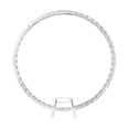 thumbnail image 1 of yuksok Embroidery Hoop 21cm Circle Loop for DIY Projects Party Embellishment Sewing clear, 1 of 9