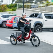 Addmotor CITYTRI E-310 PLUS Folding Electric Trike, 90MI Electric Tricycle for Adults, 750W 48V 20Ah 3 Wheel Electric Bikes, Step-Thru Etrike, Differential, Parking Brake