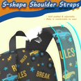 thumbnail image 5 of Monster Cartoon Truck Gray Pattern 17" School Backpacks for Teens,Waterproof Oxford Fabric,S-Shape Padded Straps for School,Travel,Hiking,Camping, 5 of 6