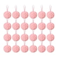 thumbnail image 2 of WWC Furry Christmas Ball Ornament Set, 24 pcs Pink Soft Fluffy Plush Faux Fur Pom Pom Christmas Balls, Christmas Tree Decorations for Xmas Party, 2 of 8