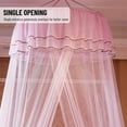 thumbnail image 4 of Universal Dome Bed Canopy Single Entrance Fine Mesh Bed Net Lace Curtain Princess Style Bedroom Decoration Easy Installation Pink, 4 of 9
