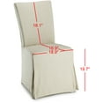 thumbnail image 5 of SAFAVIEH Suzie 18''H Slipcover Set of 2 Beige, 5 of 7