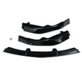 thumbnail image 2 of 3PCS Set Front Bumper Lip For Toyota Corolla LE XLE Sedan 2020-2023 Front Spoiler Air Dam Chin Front Splitter Lower Protector Front Lip Body Kit Spoiler Glossy Black, 2 of 9
