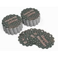 thumbnail image 3 of Inkdotpot 50 Pack Happy Birthday Favor Paper Tags Craft Real Rose Gold Foil Hang Tags, 3 of 6