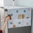 thumbnail image 6 of Travelwant Washing Machine Cover,Anti-Stain Waterproof Washer and Dryer Covers for The Top,Anti-Slip Refrigerator Fridge Dust Cover with Storage Bag, 6 of 7