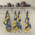 thumbnail image 4 of Coolnut Sunflowers Kitchen Dish Towels Set of 6,Dishcloths,Absorbent Soft Towels Hand Towels, Tea Towels,18" x 28", 4 of 6
