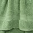 thumbnail image 3 of Cotton Paradise 100% Cotton 6 Piece Towel Set, Soft Absorbent Quick Dry Towels for Bathroom, Sage Green, 3 of 7