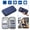 Royal Blue, variant on Travel Passport Wallet 12Cells Ticket ID Credit Card Holder Water Repellent Documents Phone Organizer