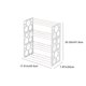 thumbnail image 3 of Organizador de almacenamiento de estantes para zapatos Estantes metálicos de 4 niveles | Tubo de acero de polipropileno | Uso del dormitorio del armario de la entrada | Blanco | Diseño robusto y, 3 of 9