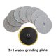 thumbnail image 2 of Riwesomey Almohadillas de diamantes Discos de pulido de pulido en seco húmedo Mármoles Hoja de piedra Amoladora Pulidora Juego de Herramientas eléctricas Tipo 3 Riwesomey TO011009-03, 2 of 6