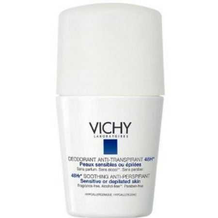 Vichy Anti- Transpirant 48 h Deodorant for Very Sensitive Skin 50 ml (TWO (Best Deodorant For Very Sensitive Skin)