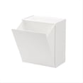 thumbnail image 1 of Wall-Hung Storage Box Bathroom Semi-Flip Paper Towel Garbage Bag, 1 of 5