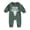 Green, variant on Western Baby Girl Boy Clothes Cow Print Long Sleeve Zipper Romper 3M 6M 12M Bodysuit Crewneck Jumpsuit Fall Winter Outfit
