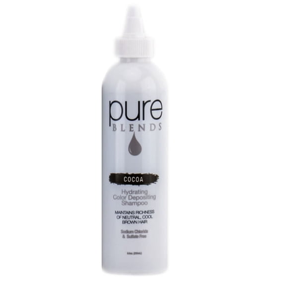 Pure Blends Hydrating Color Depositing Shampoo - Cocoa (Size : 8.5 oz)