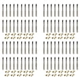 thumbnail image 1 of 80 Pcs Lyre Harp Tuning Pin Nails with 80 Pcs Rivets Set for Lyre Harp Small Harp Musical Stringed Instrument, 1 of 10