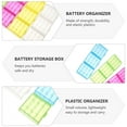 thumbnail image 3 of COMPUKAS Batteries Storage 30Pcs Clear Box Assorted Color Plastic Organizer, 3 of 8