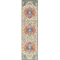 thumbnail image 2 of Hauteloom Simsbury Hallway, Kitchen Runner Rug - Updated Traditional - Blue, Purple, Gray - 2'7" x 10', 2 of 19
