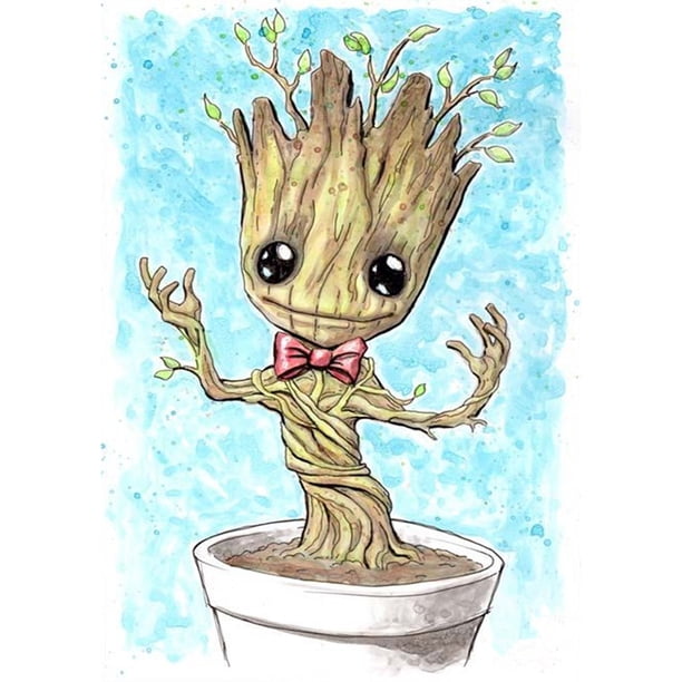 Taladro Pintura Diamante (DB1489) 5D DIY Full Groot Bordado Mosaico Kits (hg838) 45x60cm Hugtrwg Para estrenar