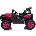 thumbnail image 4 of 800W 24V Ride on Toys UTV for Kids, 2 Seater Ride on Car with Remote Control, Power Car Wheels, Electric Car with Bluetooth, Music, MP3, USB & Lights, Outdoor Toy Gift for Boys & Girls, Pink, 4 of 8