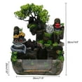 thumbnail image 5 of Miumaeov Rockery Waterfall Fountain Atomizing Humidifier Fengshui Desktop Decorate, 5 of 13