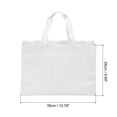 thumbnail image 2 of Unique Bargains Sac Cadeau Réutilisable Style Horizontal Non Tissé 25x35cm, Blanc Lot de 10, 2 of 5